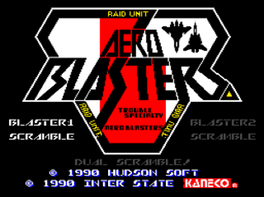 Aero Blasters - Screenshot - Game Title (null) - 320x240