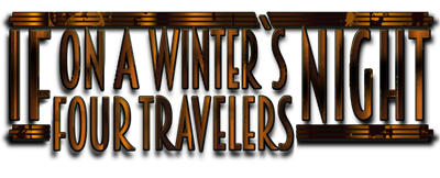 If On A Winter's Night, Four Travelers - Clear Logo (null) - 1000x406