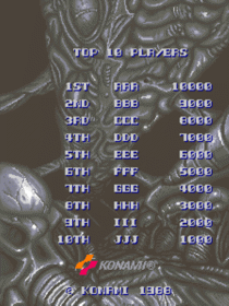 Super Contra - Screenshot - High Scores (null) - 480x640
