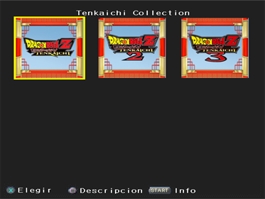 Dragon Ball Z Budokai Tenkaichi Collection - Screenshot - Game Select (World) - 1301x978