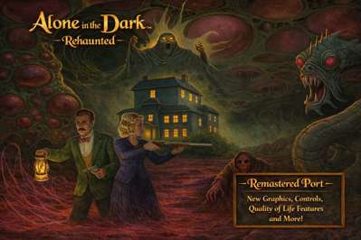 Alone in the Dark Rehaunted - Advertisement Flyer - Front (World) - 1536x1024