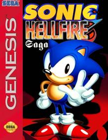 Sonic: Hellfire Saga - Fanart - Box - Front (North America) - 399x512
