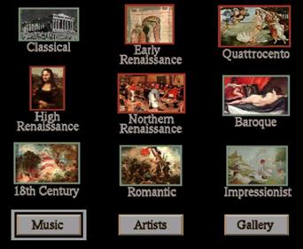 The Connoisseur: Fine Art Collection - Screenshot - Game Select (null) - 624x512