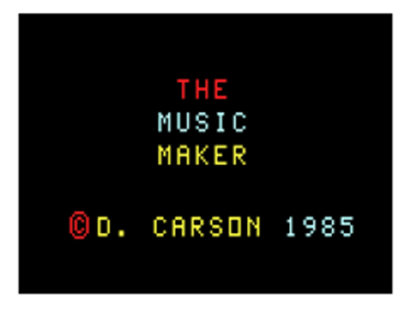 Music Maker - Screenshot - Game Title (null) - 640x480