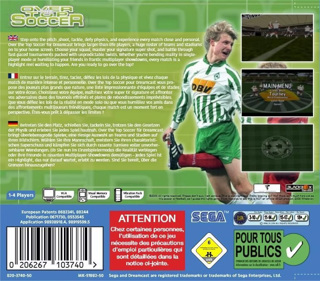 Over The Top Soccer - Box - Back (Europe) - 771x677