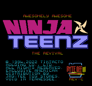 Ninja Teenz - The Revival - Screenshot - Game Title (World) - 256x240
