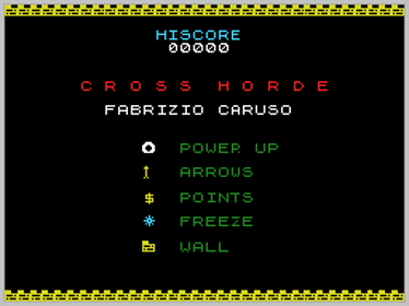 Cross Horde - Screenshot - Game Title (World) - 256x192