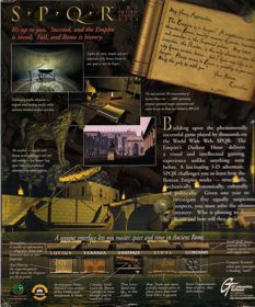 SPQR: The Empire's Darkest Hour - Box - Back (North America) - 665x800