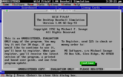 Wild Pitch! - Screenshot - Game Title (null) - 640x400