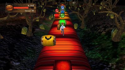 Avatar Rail Panic: Halloween Edition - Screenshot - Gameplay (World) - 1000x562