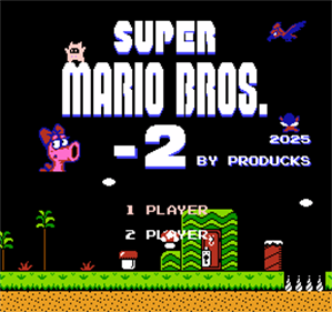 Super Mario Bros. -2 - Screenshot - Game Title (World) - 256x240