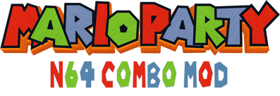 Mario Party N64 Combo Mod - Clear Logo (null) - 2766x947