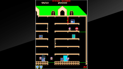 Arcade Archives: Mappy - Screenshot - Gameplay (World) - 1920x1080