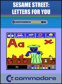 Sesame Street: Letters For You - Fanart - Box - Front (null) - 798x1072