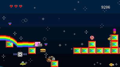 Nyan Cat Adventure - Screenshot - Gameplay (World) - 1000x562