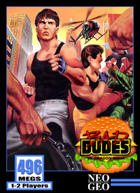 Bad Dudes vs. Dragon Ninja: Burger Edition - Fanart - Box - Front (World) - 788x1080