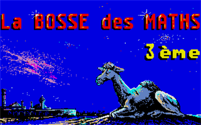 La bosse des maths: 3eme - Screenshot - Game Title - 320x200