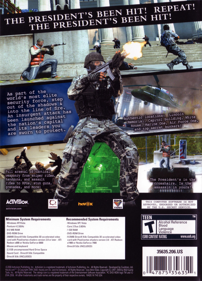 Secret Service - Box - Back (United States) - 640x890