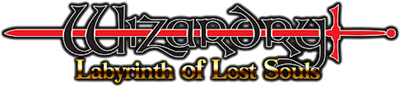 Wizardry: Labyrinth of Lost Souls - Clear Logo (United States) - 486x106