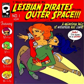 Lesbian Pirates From Outer Space - Arcade - Marquee (null) - 2048x2048