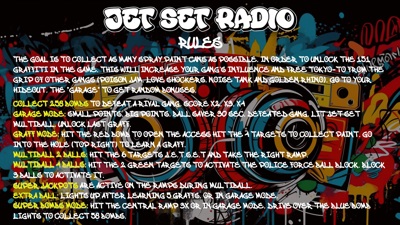 Jet Set Radio - Arcade - Controls Information (null) - 1920x1080