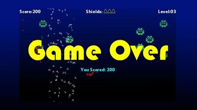 Alien Super Mega Blaster - Screenshot - Game Over (World) - 1000x562