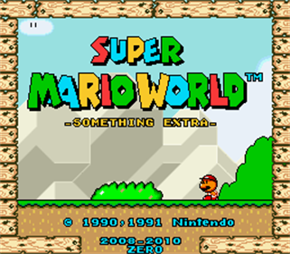 Super Mario World: Something Extra - Screenshot - Game Title (World) - 256x224