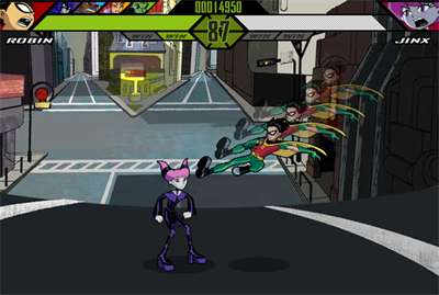 TEEN TITANS: BATTLE BLITZ - Screenshot - Gameplay (World) - 597x402