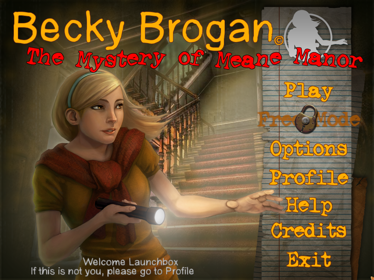 Becky Brogan: The Mystery of Meane Manor - Screenshot - Game Select (World) - 1024x768