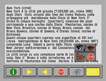Enciclopedia Italiana Grolier - Screenshot - Gameplay (null) - 701x537
