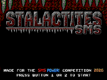 Stalactites - Screenshot - Game Title (World) - 256x192