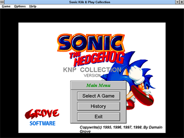 Sonic KNP Collection - Screenshot - Game Title (North America) - 800x600