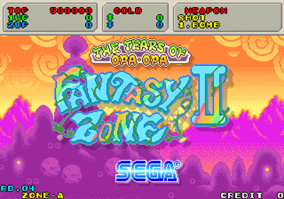 Fantasy Zone II: The Tears of Opa-Opa (System 16C Version) - Screenshot - Game Title (null) - 320x224