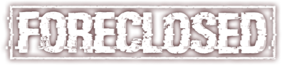 Foreclosed - Clear Logo (null) - 1280x297