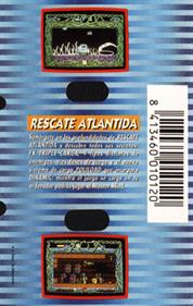 Rescue from Atlantis - Box - Back (Spain) - 246x388