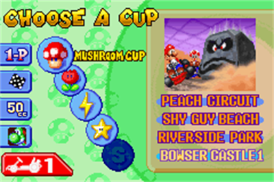 Mario Kart: Super Circuit: Freemastered - Screenshot - Game Select (null) - 240x160
