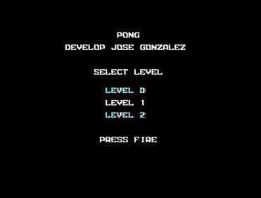 Pong (josemg64) - Screenshot - Game Title (null) - 680x515