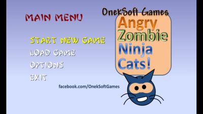 Angry Zombie Ninja Cats! - Screenshot - Game Select (World) - 1000x562