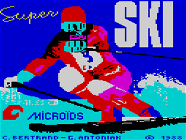 Eddie Edwards' Super Ski  - Screenshot - Game Title (null) - 256x192