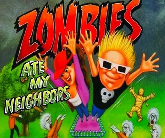 Zombies Ate My Neighbors - Arcade - Marquee (null) - 590x494