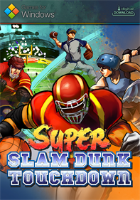 Super Slam Dunk Touchdown - Fanart - Box - Front (null) - 1531x2175