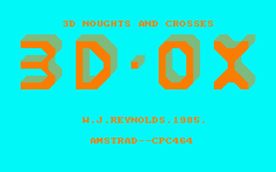 3D Noughts And Crosses 3D-OX - Screenshot - Game Title (null) - 960x600
