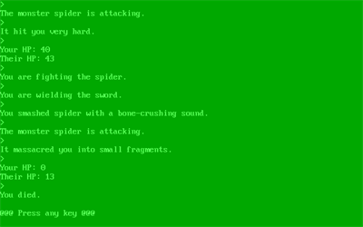 Adventure XT - Screenshot - Game Over (null) - 640x400