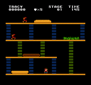 Tracy's NEScapades - Screenshot - Gameplay (World) - 256x240