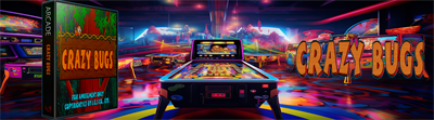 Crazy Bugs - Arcade - Marquee (North America) - 1920x533