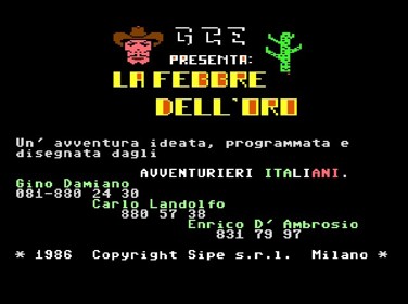 La Febbre dell'Oro - Screenshot - Game Title (null) - 640x478