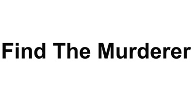 Find The Murderer - Clear Logo (null) - 640x360