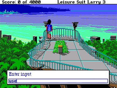 Leisure Suit Larry III: Passionate Patti in Pursuit of the Pulsating Pectorals - Screenshot - Gameplay (null) - 640x480