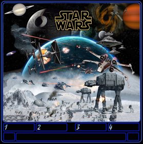 Star Wars: The Battle For Hoth - Arcade - Marquee (null) - 1606x1615