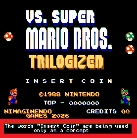 VS. Super Mario Bros. Trilogized - Screenshot - Game Title (null) - 1012x1024